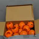 Liliful 72 Pcs Halloween Mini Pumpkin Bucket Jack O Lantern Witch Cauldron Small Spooky Halloween Candy Cauldron Pot Portable Pumpkin Buckets for Party