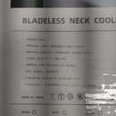 SWEETFULL Portable Neck Fan 360° Cooling Bladeless Personal Fan | No Hair Twisting - 4000mAh USB Rechargeable Wearable Fan for Travel, Birthday Gifts for Men, Women, Mom, and Dad