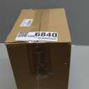 H&W 10.25" Tall Patriotic Eagle On Rocks Statue Wild Bird Eagle Decorative Bronze Patina Resin Figurine