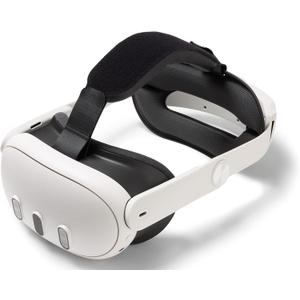 PowerA Comfort Head Strap For Meta Quest 3 / 3S, Officially Licensed, Adjustable Head Strap, Secure And Comfortable, Flip-Up Design, Easy To Install, Headphone Compatible