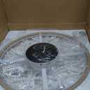 Boho Ceiling Fan with Light and Remote, 20 Wood Beads Flush Mount Ceiling Fans with 6 Speeds, Bohemian Caged Fandelier Chandelier Fan for Nursery Bedroom Living Room