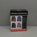 Amazon.com: Misting Fan Portable with RGB Lantern, 30000 mAh Rechargeable Camping Mist Fan with Emergency Hurricane Supplies, Perfect Cooling Mister for Outdoor Travel : Home & Kitchen