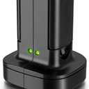 for Xbox 360 Controller 2 Pack Rechargeable Battery Kit with Dual Charging Station Dock Charger Stand Base
