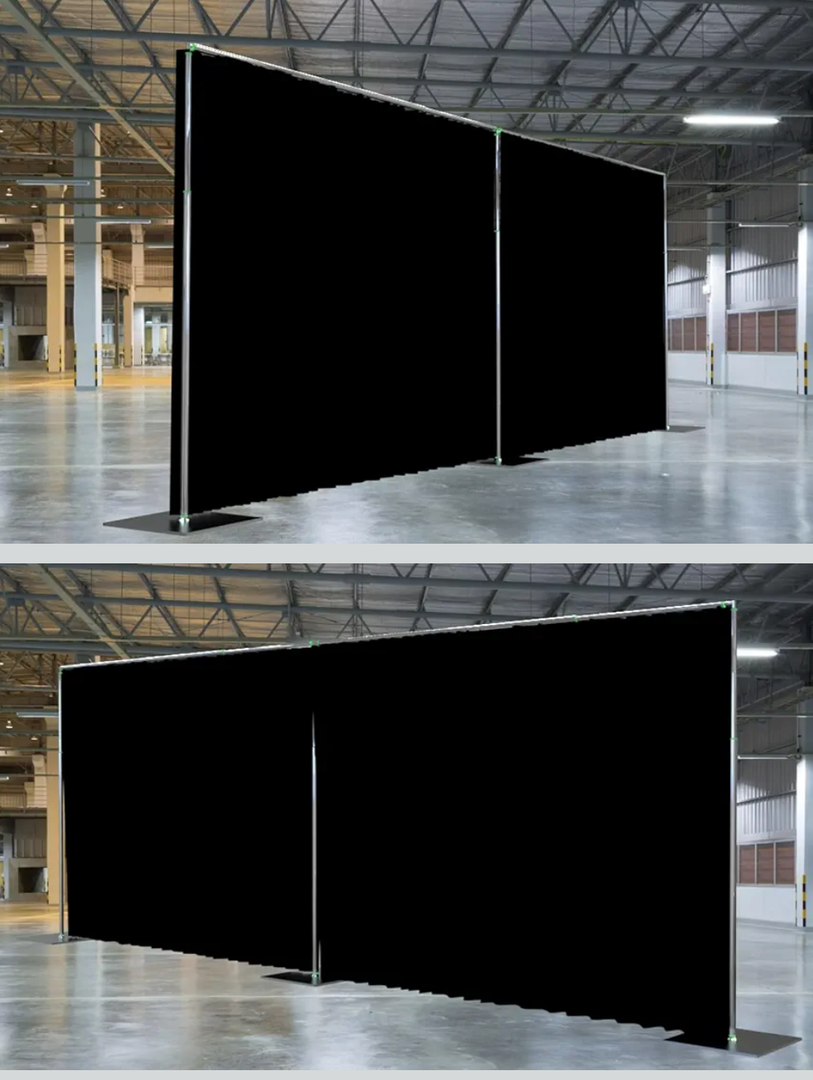 Adjustable Heavy Duty Portable 10FT X 20FT Pipe and Drape Backdrop Kit (Black Drape) Quick Set Up Without Tools for Wedding&Party&Event&Photography&Show&Display