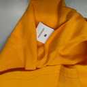 NOMUI Pure Cotton Crop Tops for Women Short Sleeve Boxy Loose Fit Cropped T Shirts Crew Neck Drop Shoulder Basic Tees 2026(Orange, Medium)