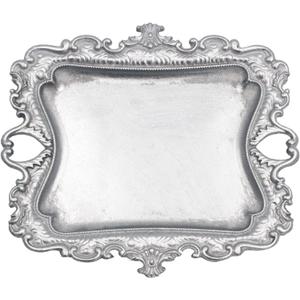 Vintage Small Sliver Ring Dish, Birthday & Wedding Gifts for WomenWedding Ring Tray -Sliver (1 Pack)