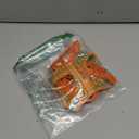 Adjustable Bunny Harness and Leash Set Double Buckle with Reflective Strips Rabbit Vest Pets Stuff Suitable for Rabbit Walks Accessories (Orange Green, S)