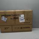 Amazon Basics 27 in IPS Monitor, Full HD 1080P, 75 Hz, Adjustable Stand, HDMI, Display Port, VGA Input, Built-in Speakers, VESA Compatible, Black