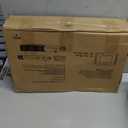 ErGear Freestanding Dual Monitor Stand for 2 Screens up to 32 inch, Heavy Duty Monitor Mount Holds Max 17.6 lbs per Arm, Height Adjustable Computer Monitor Stand for Desk, VESA 75x75/ 100x100mm, Black