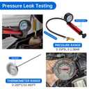31PCS Radiator Coolant Pressure Tester Kit, Cooling System Radiator Leak Tester and Vacuum Refill Kit for Automotive Cooling System Water Tank Leakage Detection