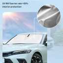 for Mazda CX5 Foldable Windshield Sun Shade for 2016 2015 2014 2013 Mazda CX-5 CX5 Custom-Fit Car Windshield Cover Sunshade UV Protector, Auto Window Shades for Front Windscreen Accessories