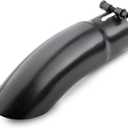 2.5 inch Inlet Curved Exhaust Tip, 3" Outlet 9" Overall Length Stainless Steel Turn Down Exhaust Tail Pipe, Bolt-On, Sleek Angle Cut, Polished Tailpipe, Black