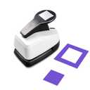 Square Punch for Crafts Square Hole Punch 1 inch Paper Punches for Crafting Squares Shape Hole Puncher for Crafts Scrapbooking
