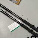 Telescopic Trekking Poles for Hiking, Anti-Shock Nordic Walking Sticks, From 26" to 51.2" (Black, M)