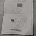 CangLong Modern Dining Chairs Set of 4 with Natural Mesh Rattan Backrest, Upholstered Fleece Seat Armless Accent Chairs with Metal Legs for Kitchen & Living Room, Cream