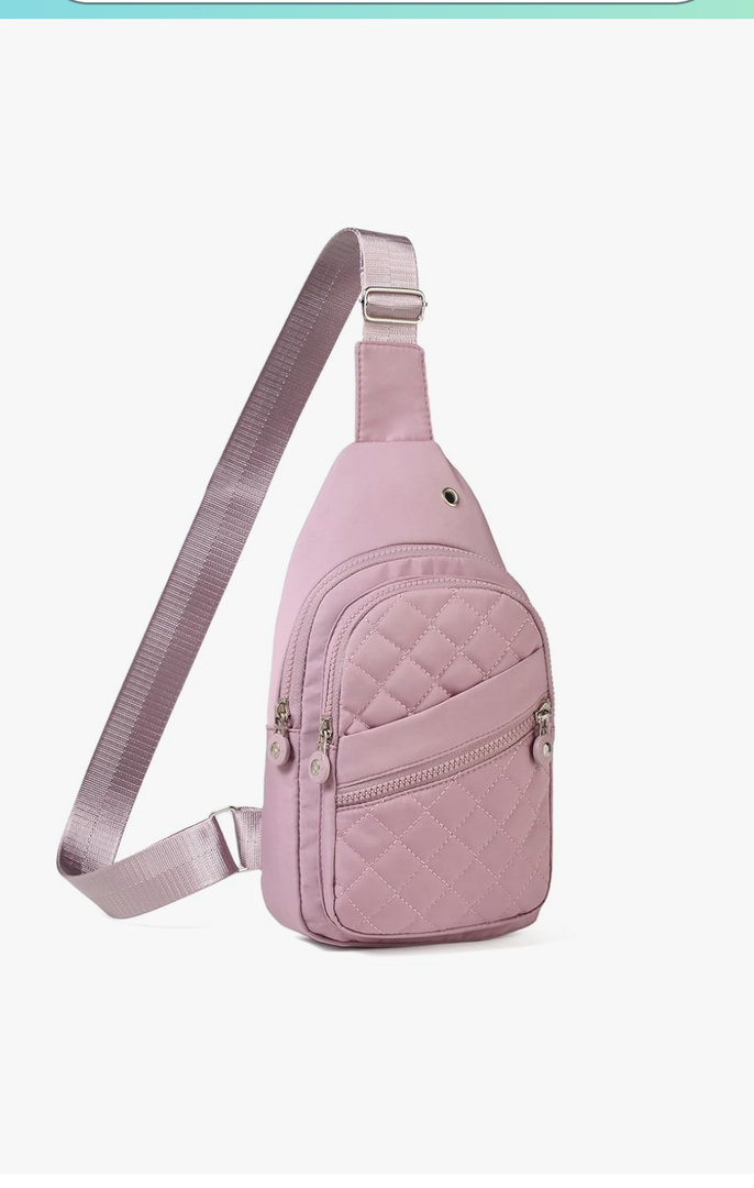 Crossbody Sling Bag Small Sling Backpack, Cross Body Bag Chest Bag for Women Men Travel Hiking Daypack