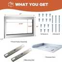 Upgraded Microwave Trim Kit for Frigidaire Gallery Built-in Microwave, 27-Inch Stainless Steel GMBS3068BF, Heat Resistant & Easy to Clean