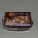 PChero 6 Pack Solar Tea Lights Outdoor Waterproof, Small Solar Lights with Dusk to Dawn Sensor, LED Tealight Candles for Lantern Garden Camping Outside Patio Home Decor, 1.5" x 2.1"