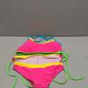 BMJL Womens Bikini Sets Color Block Swimsuits Supportive Wide Strap Two Piece Bathing Suit 2026 (Large, Hot Pink)