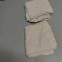 Artoid Mode 2 Pcs Beige 3D Dahlia Floral Jacquard Hand Towels for Bathroom, 100% Cotton Soft Absorbent Bathroom Decor Towels, 13.7 x 29.5 Inch
