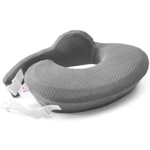 QSTEHEML Nursing Pillow for Breastfeeding - Adjustable Breastfeeding Pillows for Women with More Support & Removable Cover, Baby Feeding Pillow for Newborn Moms and Baby Essentials,Grey