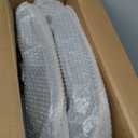 Home Office Chair No Arms with Wheels, Adjustable Height Small Desk Chair, PU Leather Mid Back 360 Swivel Computer Chair, Armless Modern Walnut Chair for Office, Reading Meeting Room(Black) (MCM Style)