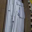 YITAHOME Hall Tree with Bench and Shoe Storage, Hallway Tree with Adjustable RGB LED Light, Sliding Barn Doors and 10 Hooks, Coat Rack for Front Door Entrance Entryway Mudroom, White & Walnut