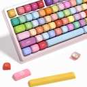 KBDiy Gummy Bears KOA Profile Keycaps 100 Percent,Dye-Sublimation PBT Cute Custom Keyboard Keycap,139 Key Cap Set for Cherry Gateron MX Switches Mechanical Keyboards