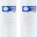 AmiBbon PRB25-IN Spa Filters, Replaces For Unicel C-4326, Filbur FC-2375, FC-2370,Guardian 413-106,817-2500,17-2327, 33521, 25392, 303909, M-4326, R173429, 25 sq.ft. 5X13 Drop in Hot Tub filter 2 Pack