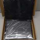 Marspark 2 Pcs 3 Ring Binder Professional Leather Binder Organizer Vintage Hardback Letter Size 8.5 x 11 Documents Round Rings Holds 200 Sheets with 2 Inner Pockets(1 Inch,Black)