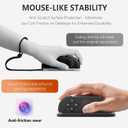 2 Pack Ergonomic FPS Mouse Grip for Nitendo Switch 2 Joy-Con  Precision Aim & Stable Control for Shooter Games  Left & Right Hand Grip Set for Enhanced Targeting, Black