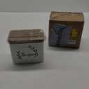 NIKKY HOME 4x6 Metal Recipe Box Kitchen Organization with 24 Cards and 8 Dividers, White