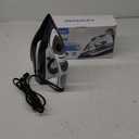 1700W Steam Iron for Clothes Rapid Heating, Stick Ceramic Soleplate, 3-Way Auto-Off, Burst of Steam, 14.07oz Water Tank Ironing Clothes for Home