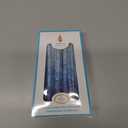 The Dreidel Company Hanukkah Candles Multi Blue Hued Frosted Deluxe Tapered Candles 1-Hour Burn Time 45 Candles for All Eight Nights of Chanukah (Single)