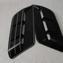 Korlot Engine Hood Air Outlet Vent Moulding Cover Trim For Dodge Challenger 2015-2023 Sxt (Matte Black)