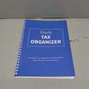 Faccito 1 Pack Yearly Tax Organizer 13" x 9.7" Tax Record Organizer with 12 Pockets Spiral Bound Income Folders Monthly Bill Receipt for Office Home Taxes