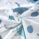 SDIII Dinosaur Comforter Twin 3 Pieces, Silky Breathable Microfiber and Spandex, Cute Dinosaur Bedding Twin Set for Boys Girls Kids and Teens