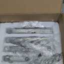 23.5in Large Size Outdoor Wall Light Fixtures with Crystal Bubble Glass, Waterproof Exterior Sconces LED Wall Lanterns, Porch Lights Wall Mounted 10W 3000K Outside Lights for House Front Door Garage