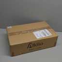 ALLDIO Tripod Floor Lamps for Living Room, Modern Standing Lamp with Drum Shade, Simple Industrial Tall Lamp, 9W LED Bulb Included - Brass