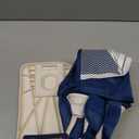 Hiccapop OmniBoost Travel Booster Seat with Tray for Baby | Folding Portable Baby Booster Seat for Dining Table, Camping, Beach, Grandma’s | Tip-Free Design Straps to Kitchen Chairs - Booster Chair