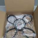 ADISUN Modern LED Ceiling Light, 6000K Semi Flush Mount Ceiling Light Fixture for Living Room, Close to Ceiling Light Fixtures for Bedroom, Corridor, Aisle, Hallway - Indoor Lamp, Black