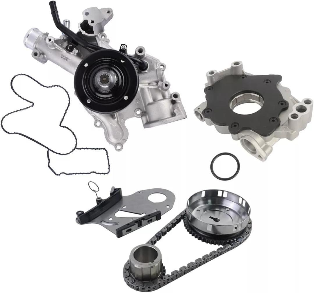 Timing Chain Kit Oil & Water Pump Replacement for Dodge Ram 1500 2500 3500 Durango Chrysler Aspen 5.7L Hemi V8 2003-2008 53021622AC 53021304AE