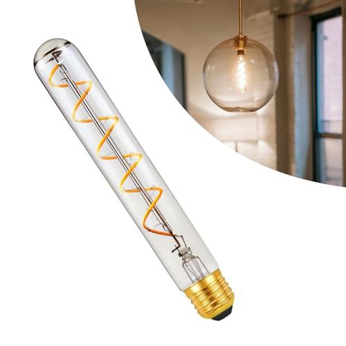 MYEARAYS 40 Watt Decorative Vintage LED Light Bulbs, T185 Extended Bulb 4W LED Filament Edison Bulb,2700K Oversized Warm Lights,Dimmable E26 Lamp Base,1-Pack-Clear