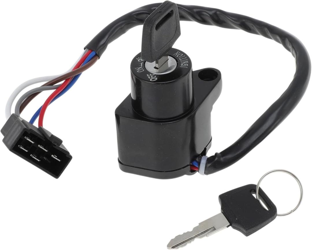 Ignition Switch Lock for Kawasaki EN400 EN500 VN400 VN800 VN900 for Kawasaki Vulcan, Motorcycle Ignition Key Switch Ignition Lock with 2 Keys No.27005-1188/1204/1148/1206/1257/0032