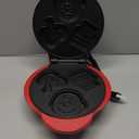 WM6S Peanuts Snoopy and Charlie Brown Waffle Maker, Red