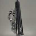 Modern Matte Black Curtain Rods for Windows 16 to 60 Inches Adjustable Length Heavy Duty 1" Diameter Window Curtain Rod with Solid Metal Finials for Outdoor Farmhouse Bedroom Kitchen Living Room