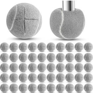 250 Pcs Precut Tennis Balls for Chairs Tennis Ball Chairs Foot Covers Tennis Balls for Furniture Leg for Classroom Floor Protection Chair Desk Legs Coverings