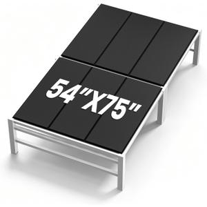54''x75'' Full Folding Bunkie Board, Durable Under Bed Mattress Support, Anti-Sagging Bed Base Replacement for Box Spring