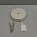 Chain Link Fence Privacy Strip, 246 ft. Fence Privacy Strip, (Includes 200 Clasps + One Hole Punch) WhiteSuitable for Decks, patios,grates, Wire mesh and More.