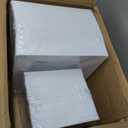 [200PC] PREMIUM Heavy Duty Plastic Plates - White Disposable Plastic Plates, 200 Pack